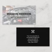 Mechanische reinigingsmachine visitekaartje (Voorkant / Achterkant)