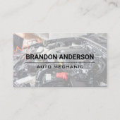 Mechanische reinigingsmachine visitekaartje (Voorkant)