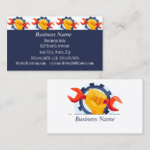 Mechanische reparatie Automotive Custom Business Visitekaartje (Voorkant / Achterkant)
