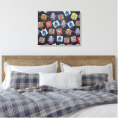 Mechanische Robot Cartoon Canvas Afdruk (Insitu (Slaapkamer))