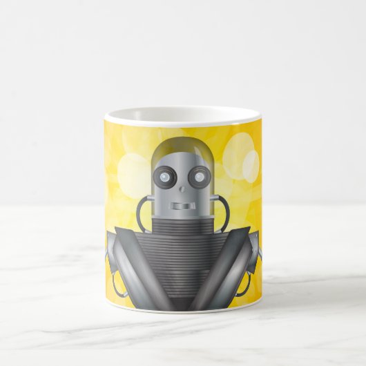 Mechanische Robot Cartoon Koffiemok (Center)