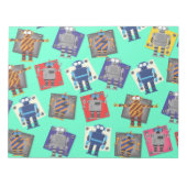 Mechanische Robot Cartoon Notitieblok (Voorkant)