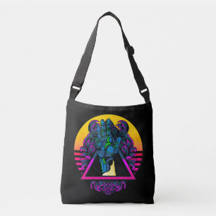 Mechanische robotische handkunst   crossbody tas
