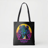 Mechanische robotische handkunst | tote bag (Voorkant)