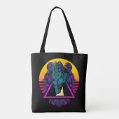 Mechanische robotische handkunst | tote bag (Achterkant)