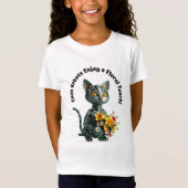 Mechanische romantische kat t-shirt (Voorkant)