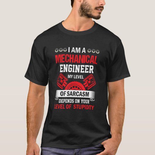 Mechanische Sarcasm Mechanical Engineer Quote Repa T-shirt (Voorkant)