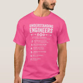Mechanische Sarcastische Engineering Understanding T-shirt (Voorkant)