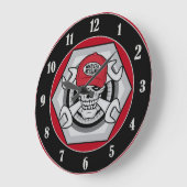 Mechanische schedel grote klok (Hoek)