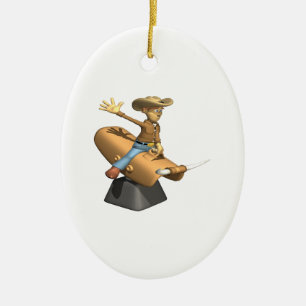 Mechanische schil keramisch ornament
