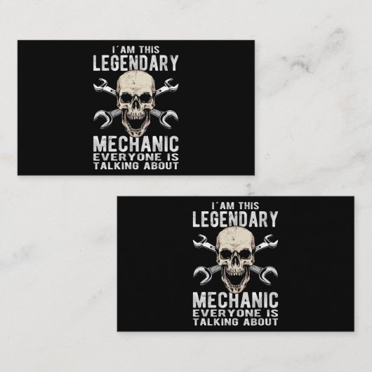 Mechanische schroevendraaier Workshop over het afs Visitekaartje (Voorkant / Achterkant)