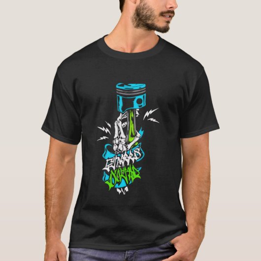 Mechanische shirt gebouwd om luid te zijn (Voorkant)