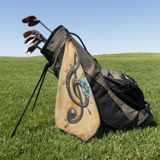 Mechanische sleutel golfhanddoek (Groen)