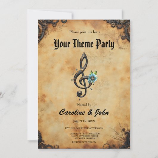 Mechanische sleutel kaart (Voorkant)