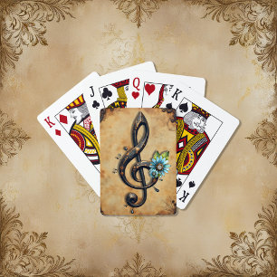 Mechanische sleutel  pokerkaarten