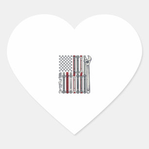Mechanische Sleutel Vlag Vintage Gravure Vector On Hart Sticker