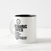 Mechanische snelheden $100/h -Minimum $100/h -Mini Tweekleurige Koffiemok (Voorkant links)