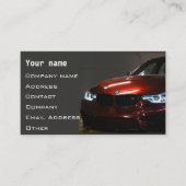 Mechanische snelheden voor auto-grijs visitekaartje (Voorkant)