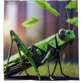 mechanische sprinkhaan douchegordijn (Voorkant)