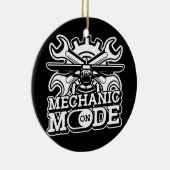 Mechanische stand op Vliegtuig Ingenieur Vliegtuig Keramisch Ornament (Rechts)