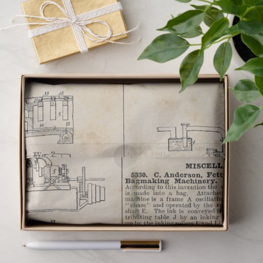 Mechanische Steampunk Design Series #1 Tissuepapier (Geschenk)