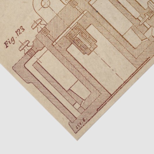 Mechanische Steampunk Design Series #2 Tissuepapier (Detail)