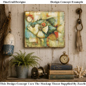 Mechanische Steampunk Funky Vis FM2L Decoupage Tissuepapier