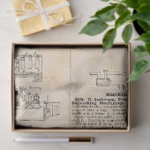 Mechanische Steampunk Ontwerpreeks #1 Tissuepapier (Geschenk)
