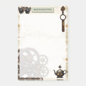 Mechanische Steampunk, roestige tandwielen Victori Post-it® Notes (Voorkant)