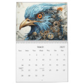 Mechanische Steampunk Stijl Kalender (Mar 2027)