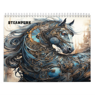 Mechanische Steampunk Stijl Kalender