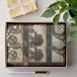 Mechanische Steampunk Tissuepapier