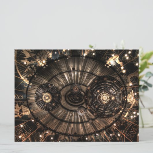 Mechanische Steampunk Zodiac Constellations (Staand voorkant)