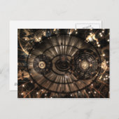 Mechanische Steampunk Zodiac Constellations Briefkaart (Voorkant / Achterkant)
