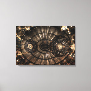 Mechanische Steampunk Zodiac Constellations Canvas Afdruk