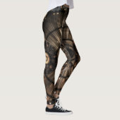 Mechanische Steampunk Zodiac Constellations Leggings (Rechts)