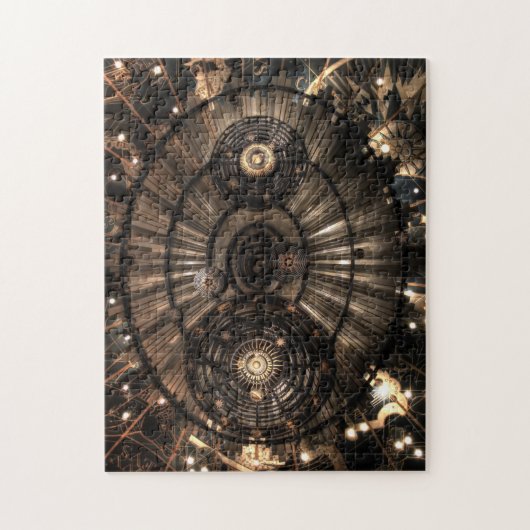 Mechanische Steampunk Zodiac Constellations Legpuzzel (Verticaal)
