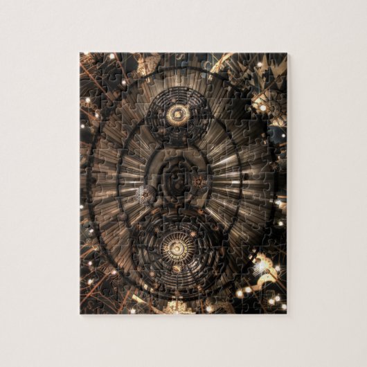 Mechanische Steampunk Zodiac Constellations Legpuzzel (Verticaal)