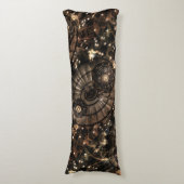 Mechanische Steampunk Zodiac Constellations Lichaamskussen (Voorkant Verticaal)