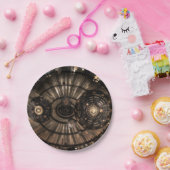 Mechanische Steampunk Zodiac Constellations Papieren Bordje (Feest)