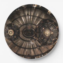 Mechanische Steampunk Zodiac Constellations Papieren Bordje