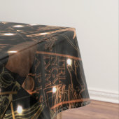 Mechanische Steampunk Zodiac Constellations Tafelkleed (Voorbeeld)