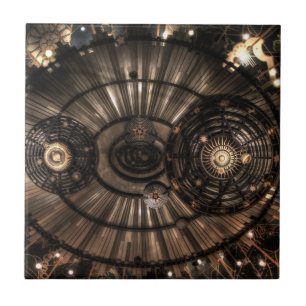 Mechanische Steampunk Zodiac Constellations Tegeltje