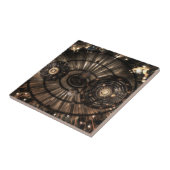 Mechanische Steampunk Zodiac Constellations Tegeltje (Zijkant)