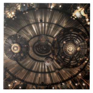 Mechanische Steampunk Zodiac Constellations Tegeltje