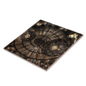 Mechanische Steampunk Zodiac Constellations Tegeltje (Zijkant)