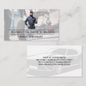 mechanische steeksleutel | garagebedrijf visitekaartje (Voorkant / Achterkant)