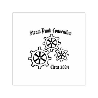 Mechanische Stoom Punk Stamp Zelfinktende Stempel