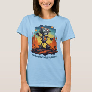 Mechanische storing Schattige Robot T-shirt