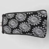 Mechanische tandwielen golfheadcover (Voorkant)